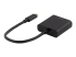 DELTACO USBC-HDMI8 - Ekstern videoadapter - Tilbake