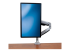 StarTech.com Desk Mount Monitor Arm, Heavy Duty Ergonomic VESA Monitor Arm, Single Display up to 9kg, Full Motion, Height Adjustable, Articulating, Aluminum, C-Clamp/Grommet, Silver - Fremsiden