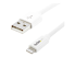StarTech.com 1m (3ft) White Apple 8-pin Lightning Connector to USB Cable for iPhone / iPod / iPad - Høyre vinkel