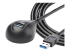 StarTech.com 5ft SuperSpeed USB 3.0 Extension Cable for Desktop - Høyre vinkel