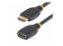 StarTech.com 3.3ft HDMI 2.0 Extension Cable, 4K 60Hz, M/F - Høyre vinkel