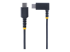 StarTech.com 1ft (30cm) USB C Charging Cable Right Angle, 60W PD 3A, Heavy Duty Fast Charge USB-C Cable, USB 2.0 Type-C, Durable and Rugged Aramid Fiber, S20/iPad/Pixel - Fremsiden