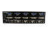 StarTech.com 4 Port DVI VGA Dual Monitor KVM Switch USB with Audio and USB 2.0 Hub (SV431DDVDUA) - Tilbake