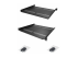 StarTech.com 2-Pack 1U Server Rack Shelf, Vented, 44lb Capacity, 16" Deep (CABSHELF116V2PK) - Flere vinkler